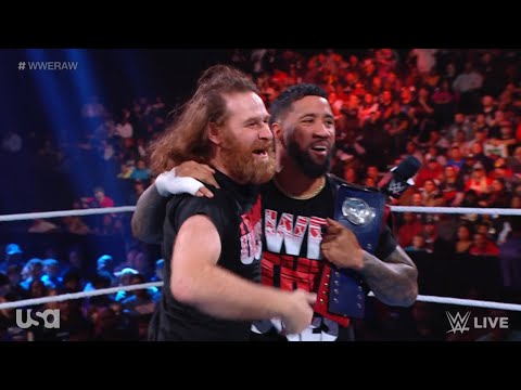 Jey Uso forgives Sami Zayn - WWE RAW 11/28/2022