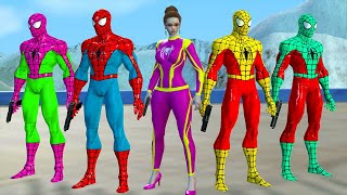 Team 5 Spider Man vs Avengers vs Hulk vs Marvel's Spider man 2 vs Batman vs Iron Man| PS5 Games