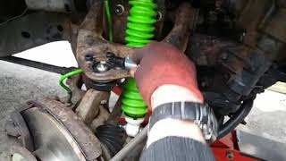 Mitsubishi L200 k74, shogun and Pajero ball joint spacer kit for the front.