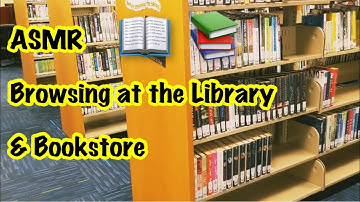 [ASMR] Come Browse with Me at the Library & Barnes and Nobles Bookstore (No talking) 📖 📚