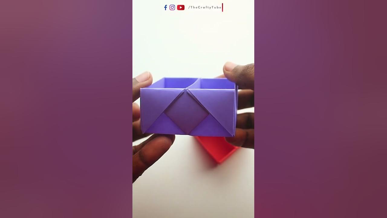Origami Box Divider Tutorial | DIY Organization Box | Easy Paper Crafts
