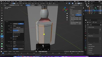 Combine 2 Objects in Blender (cylinder & rectangle) using a Whisky Bottle Reference