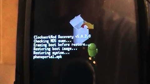 Restore Atrix 4G from CM7 to Stock ROM