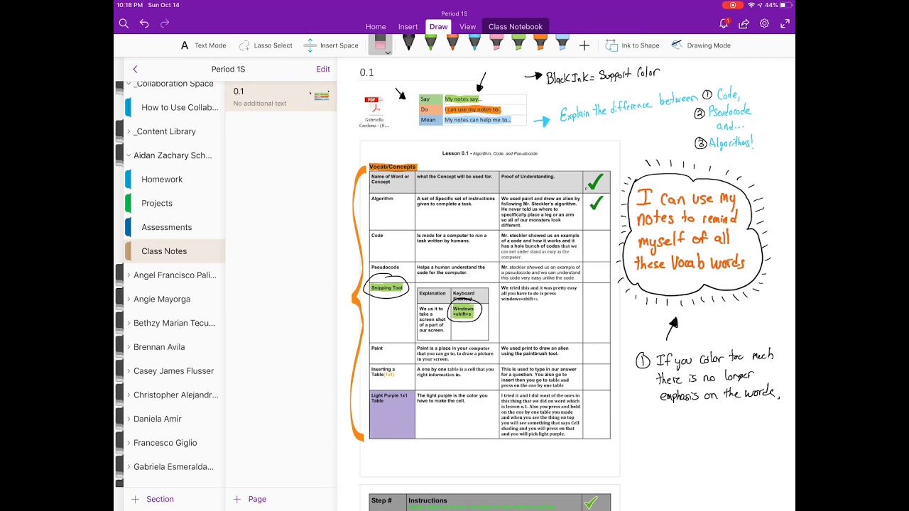 How to use your Stylus on OneNote - YouTube