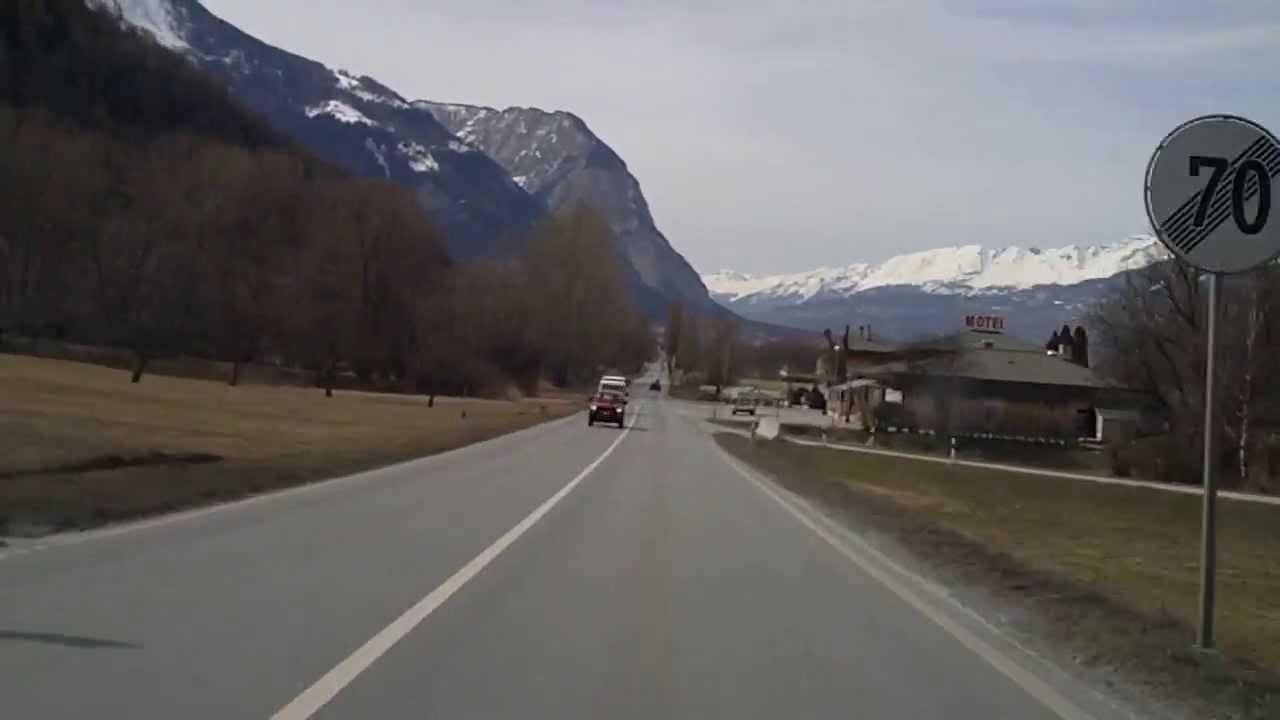 From Brig to Sion /A9, E62/ Switzerland/ 5,5X Speed/ 2010 HD