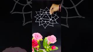 3*2 dots small bigginers rangoli design #easyrangoli#muggulu#kolam#viral#shortsfeed#youtube