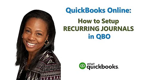 QUICKBOOKS   How to Set Up RECURRING JOURNALS for Depreciation, etc in QBO