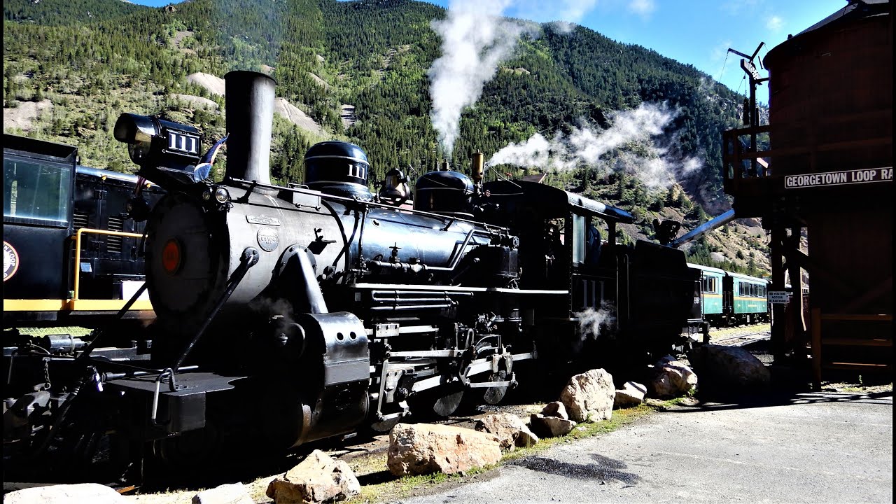 Cab Ride Georgetown Loop Devil's Gate to Silver Plume Baldwin Steam Engine 111 | Look for Sasquatch
