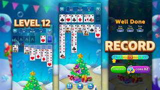 Klondike Solitaire Sealife Game Level 12 New Best Time Record complete Gameplay walkthrough