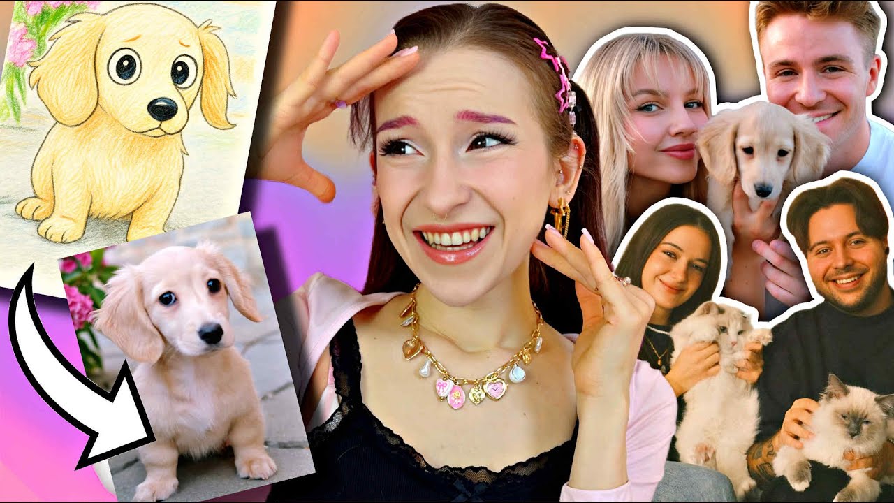 RYSUJĘ PSY I KOTY INFLUENCERÓW!🐶🐱🐹
