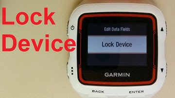Garmin 920XT - Lock Device (English)