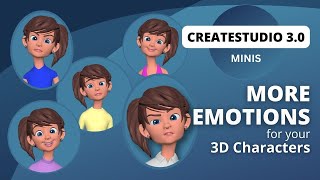 CreateStudio: Emotions / Facial Expressions (3D Character Creator Mini Tutorial)