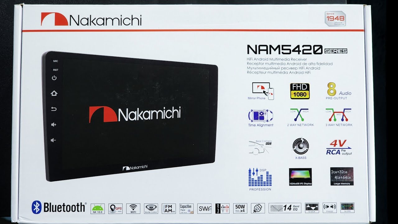 NAM 5420 Nakamichi monitor player android +998901741005 - YouTube