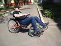 Лигерад (лежачий велосипед) Валерия Шаравара Чернигов 2017
