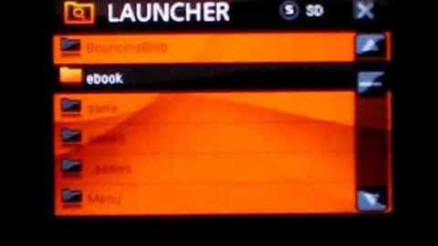 Test de la librairie SDL sur la console GP2X Wiz