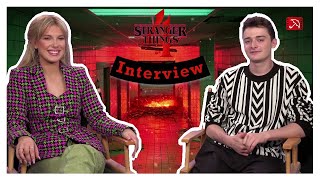 Millie Bobby Brown \& Noah Schnapp STRANGER THINGS Interview