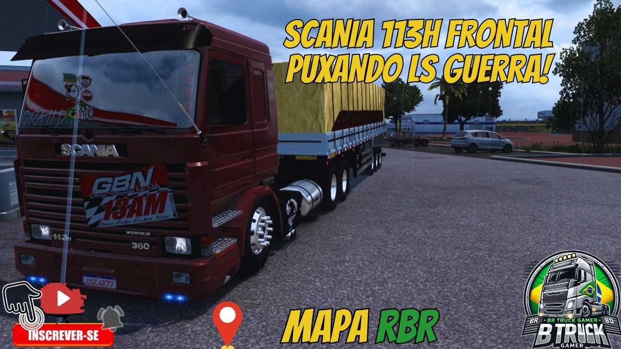 🔥 SCANIA 113H FRONTAL PUXANDO LS GUERRA! CLÁSSICO PESADO NO ETS2 🚛💨