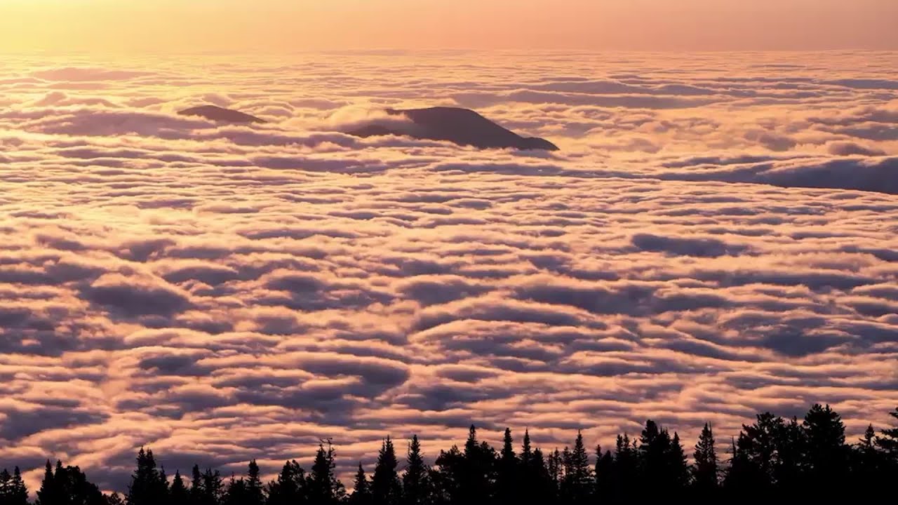 WATCH: Timelapse captures Sandia Crest sunrise above the clouds