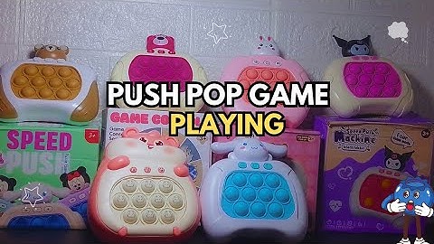 3 Minutes Satisfying with Playing Push Game Pop It Eletrônico Fidget Toy ASMR  ( Score Mode )