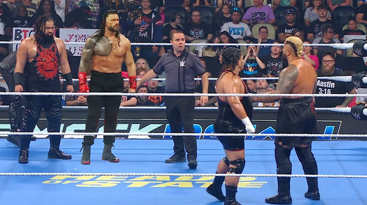 WWE 16 July 2025 Roman Reigns & Jacob Fatu Vs Solo Sikoa & Tala Tonga Full Match Highlight SmackDown