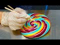 巨大なペロペロキャンディの作り方 手作り・Handmade Candy・Japanese Street Food・수제캔디・手工糖果・糖果製作・PAPABUBBLE・パパブブレ