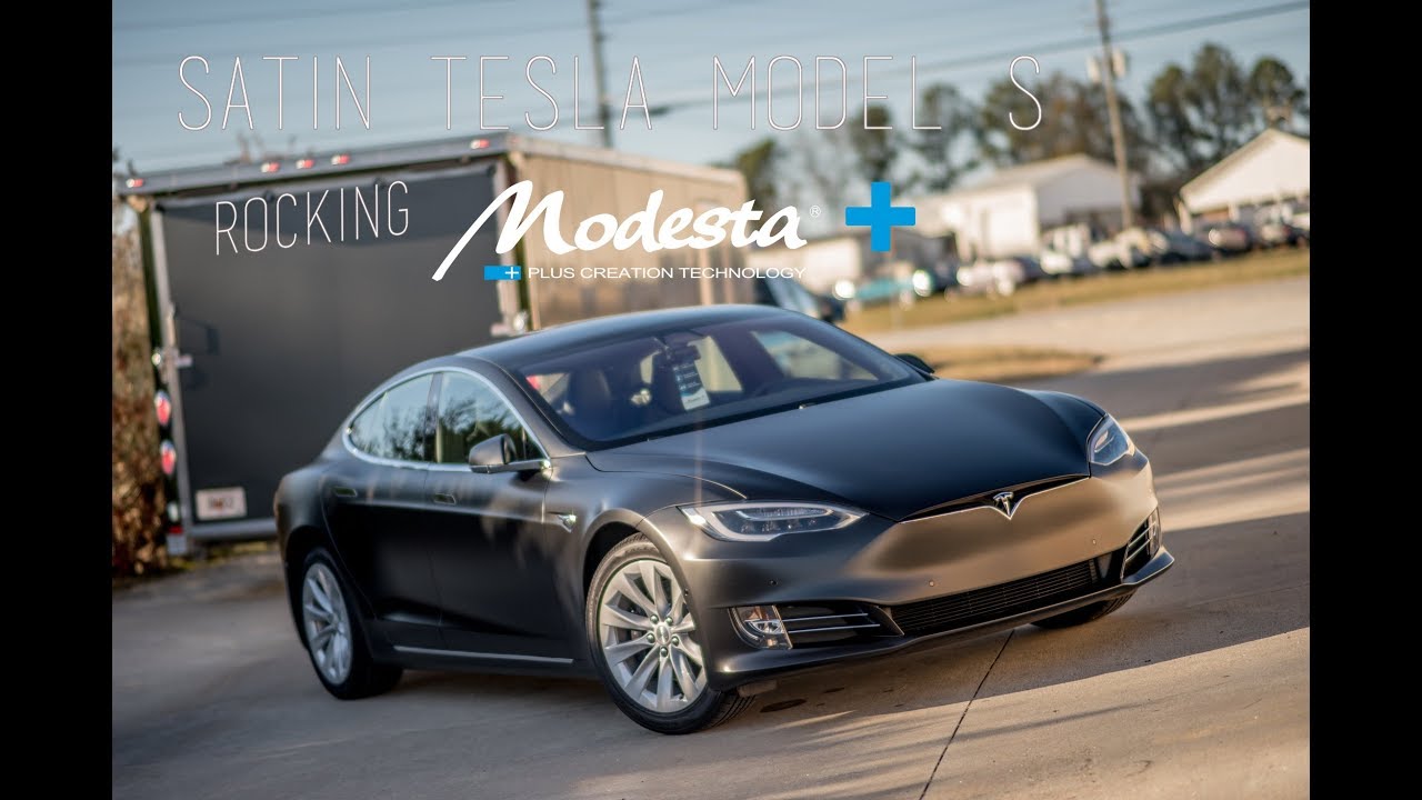 Short & Sweet: One Minute of a Satin Clear Bra Wrapped & Professional Ceramic Coated Tesla Model S