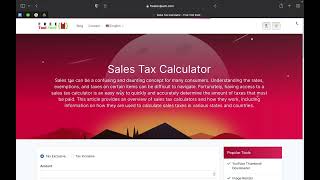 Easily Calculate Sales Tax with Our Free Online Generator