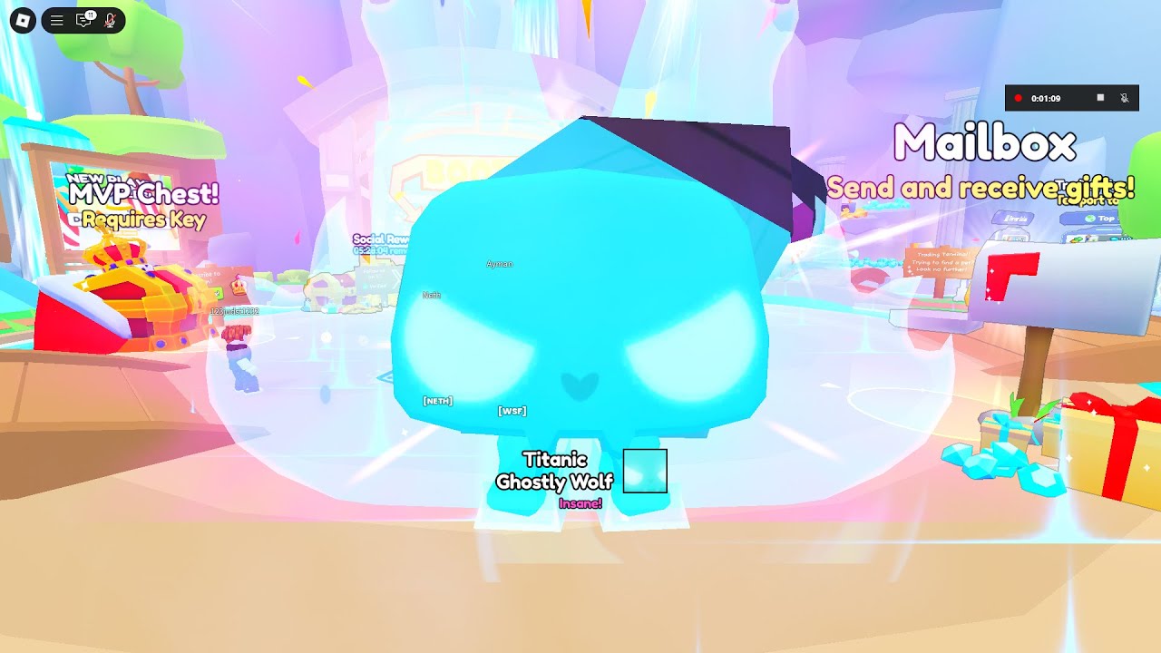 I will hatch a TITANIC in Pet Simulator 99! (Giveaway at 5 likes!)