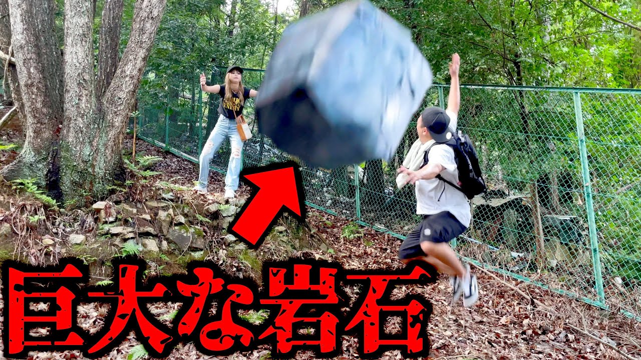 ウザい兄に巨大な岩石を落としてみた。
