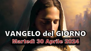 VANGELO DEL GIORNO MARTEDI 30 APRILE 2024 ❤️ Vi do la mia pace