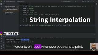 String interpolation