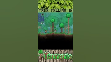 Terraria: Tree felling review #Shorts