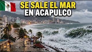 ? EN VIVO | Se Sale el Mar en Acapulco Huracán Polo Amenaza con Olas Gigantes de 8 Metro JUSTO AHORA