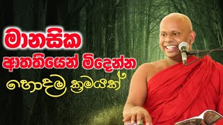 මානසික ආතතියෙන් මිදෙන්න හොඳම ක්‍රමයක්/ven welimada saddhaderla thero