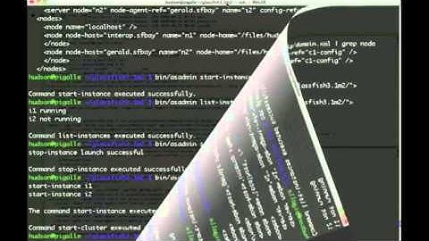 Clustered SSH management and deployment for Milestone 2 of GlassFish 3 1