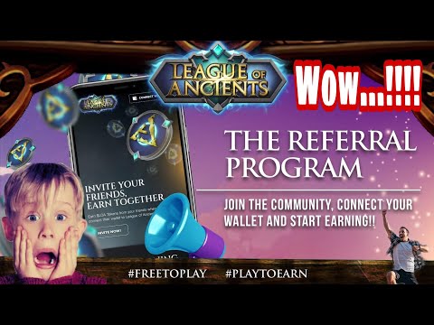 LEAGUE OF ANCIENTS: HOW TO JOIN  REFERRAL PROGRAM GET 10 $LOA TOKEN / TAGALOG /