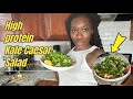 Easy Meals for Weight Loss| High Protein Chicken Kale Caesar Salad