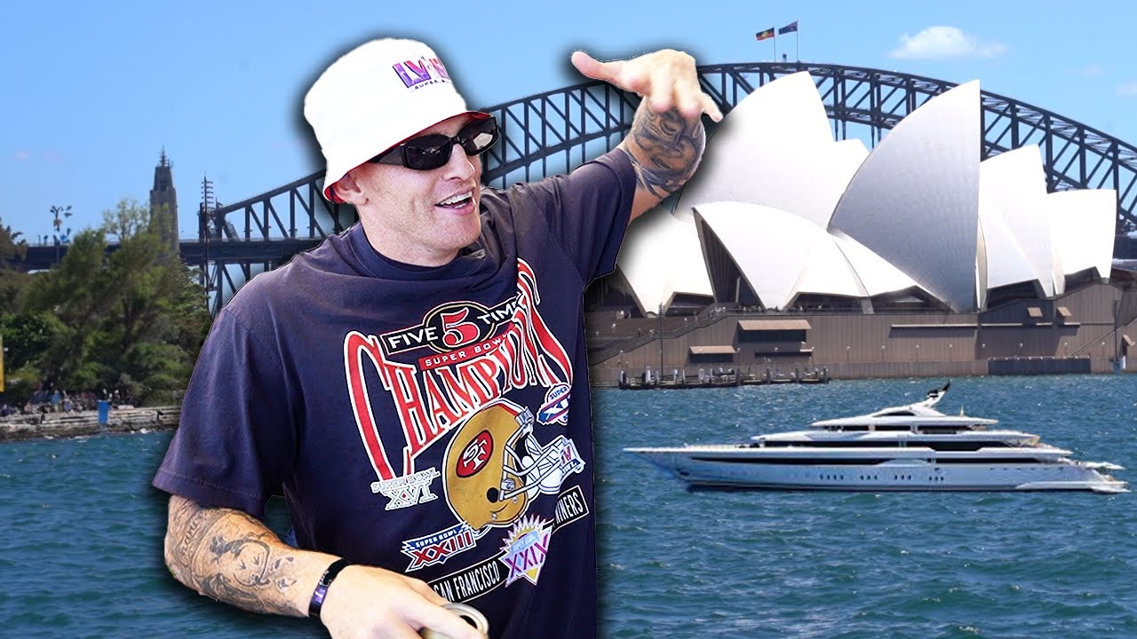 The Biggest NFL Super Bowl Party In Australia! Luxury Yacht