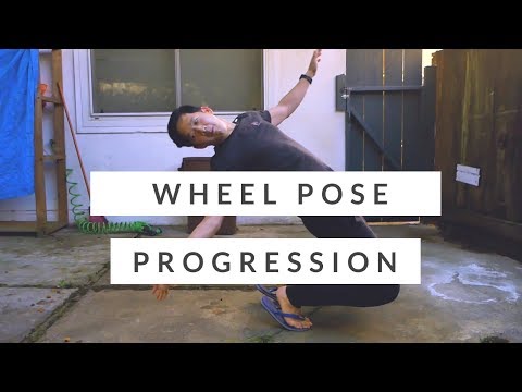 How to do a wheel pose - progression for beginners
