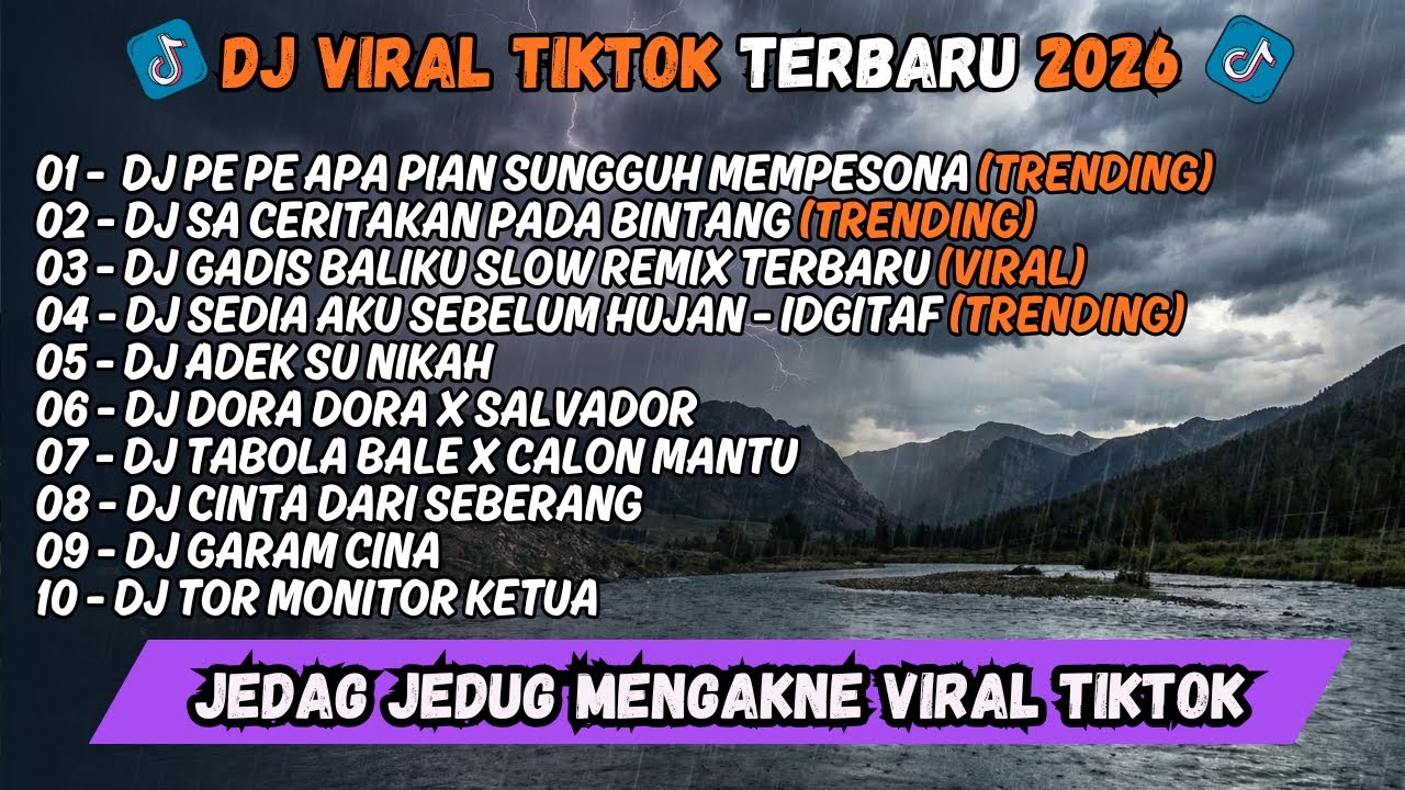Dj Gadis Manis Kalimantan 🎵 Jauh Ko Pergi 🎵 Dj Viral Tiktok 2026