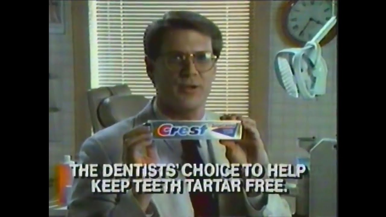 1986 Crest Toothpaste Commercial 