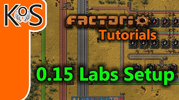 Factorio Tutorials: 0.15 Labs Setup  (Science, Belt Braiding, )