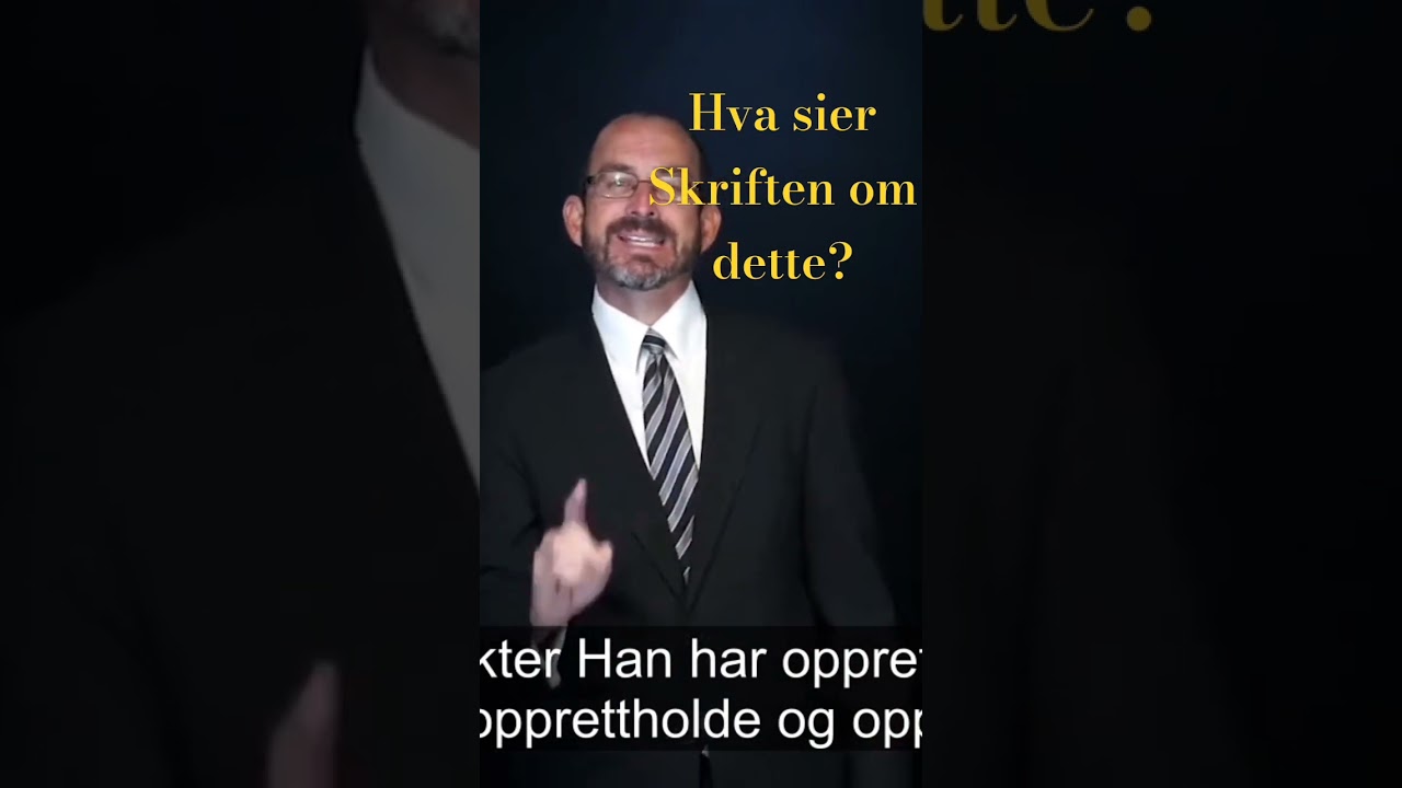 Hva står i Bibelen om dette! Finn ut og se hele episoden på YouTube kanalen vår Bibelsk Sannhet!