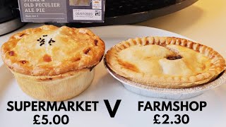 M&S SUPERMARKET Vs FARMSHOP STEAK PIE! Which is BEST? screenshot 5