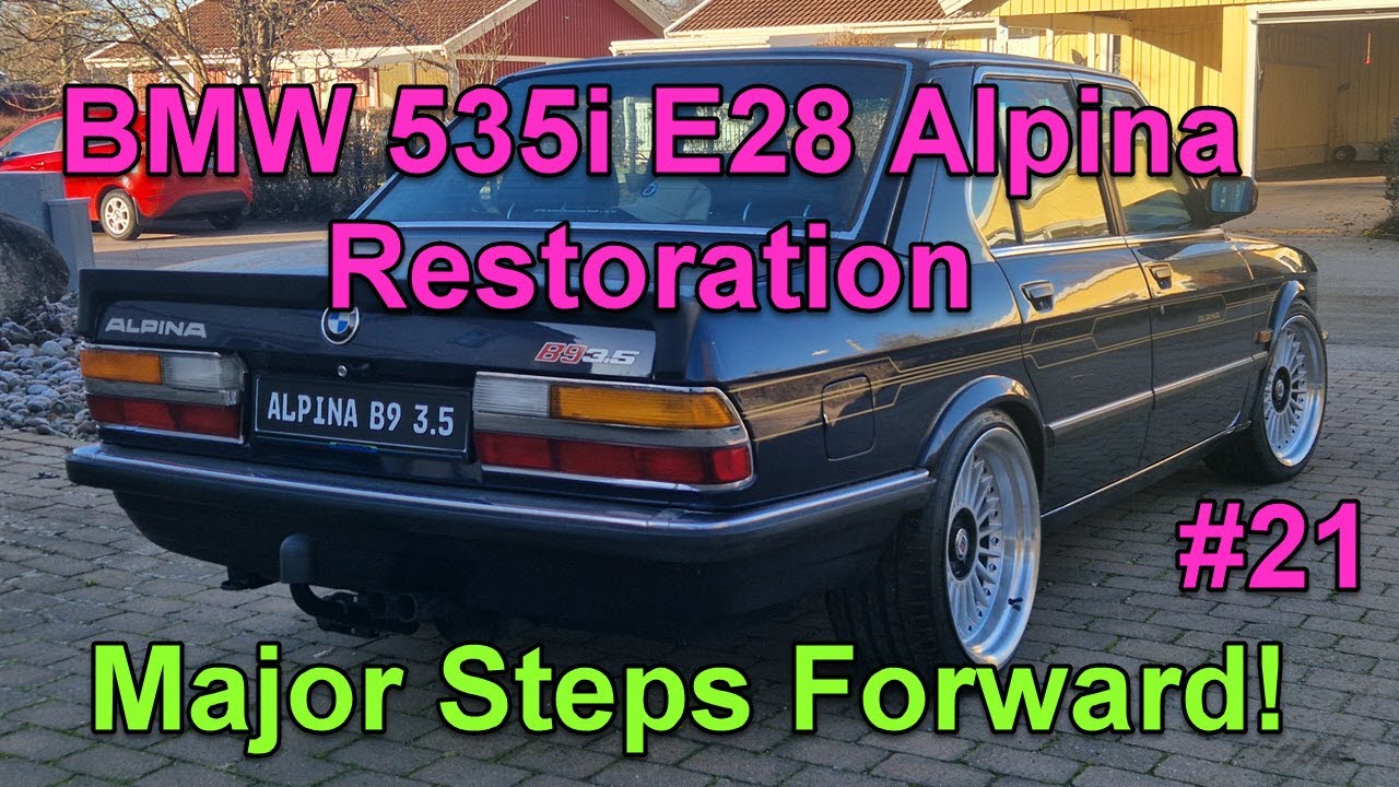 Значительные шаги вперед в сборке BMW E28 Alpina!