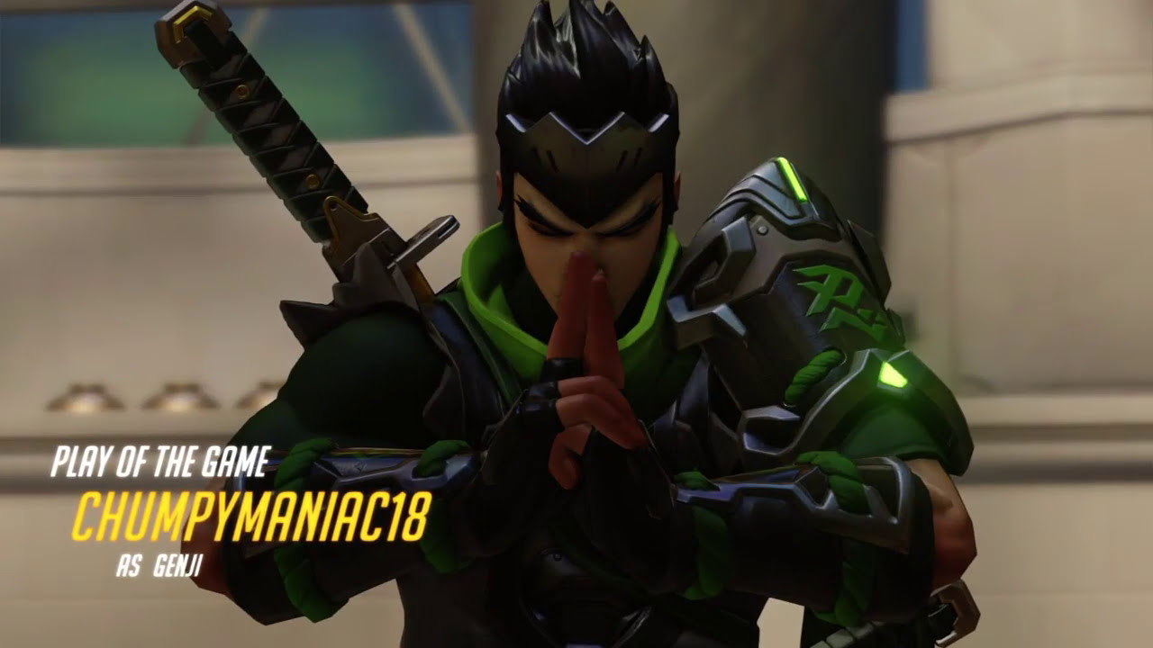 Genji Gameplay-Overwatch (PS4) - YouTube