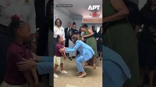Kamala Harris Shares Joyful Juneteenth Moments With Children and Families | APT