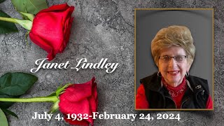 Janet Lindley Funeral March 2,  2024.