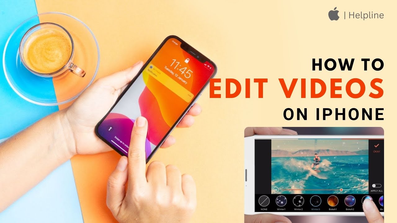 How to Edit Videos on iPhone 2024 [Easy Tutorial] - YouTube