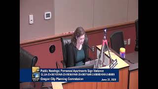 Planning Commission - June 22, 2020